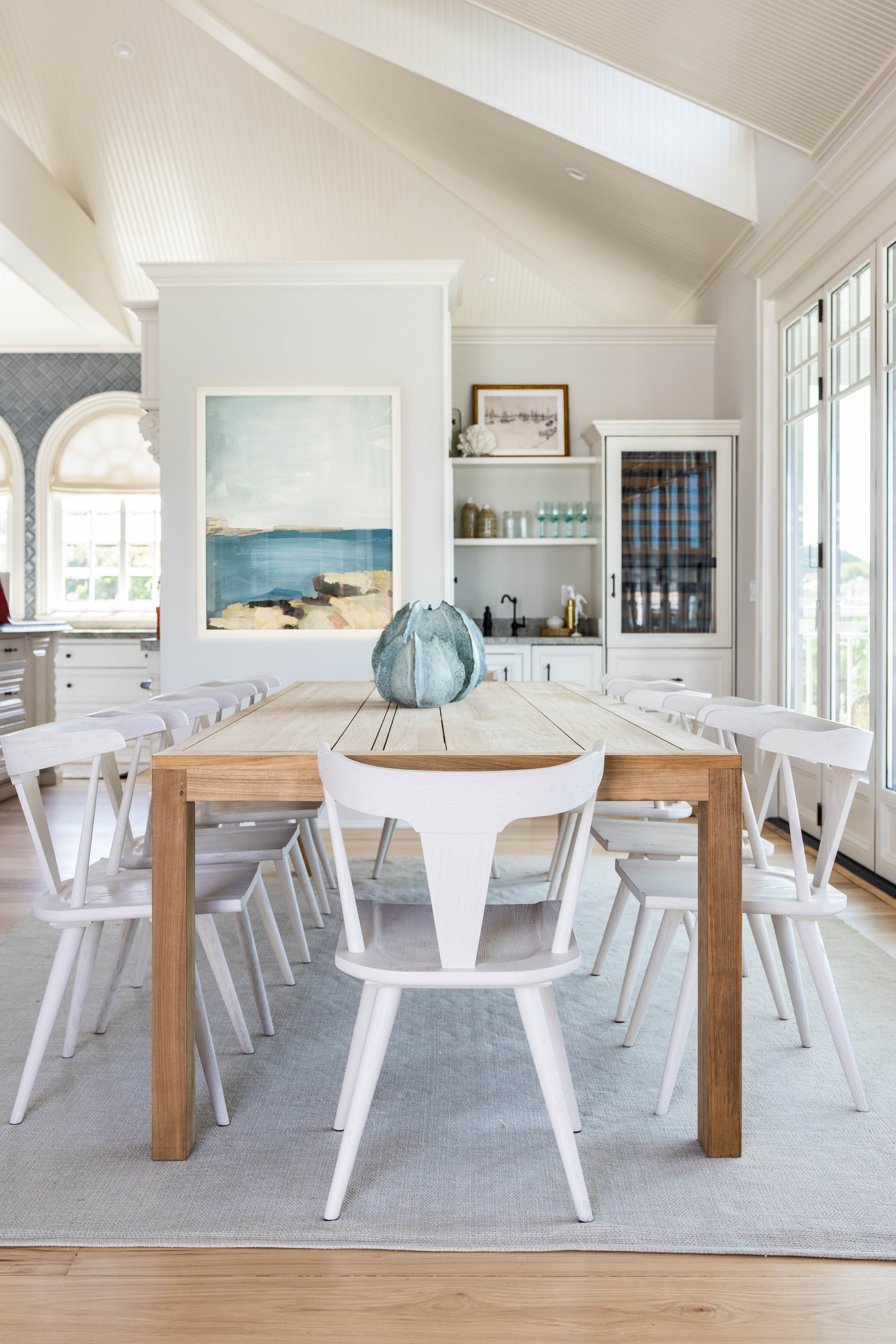 Upstairs dining room with vaulted ceiling, Seaside Retreat