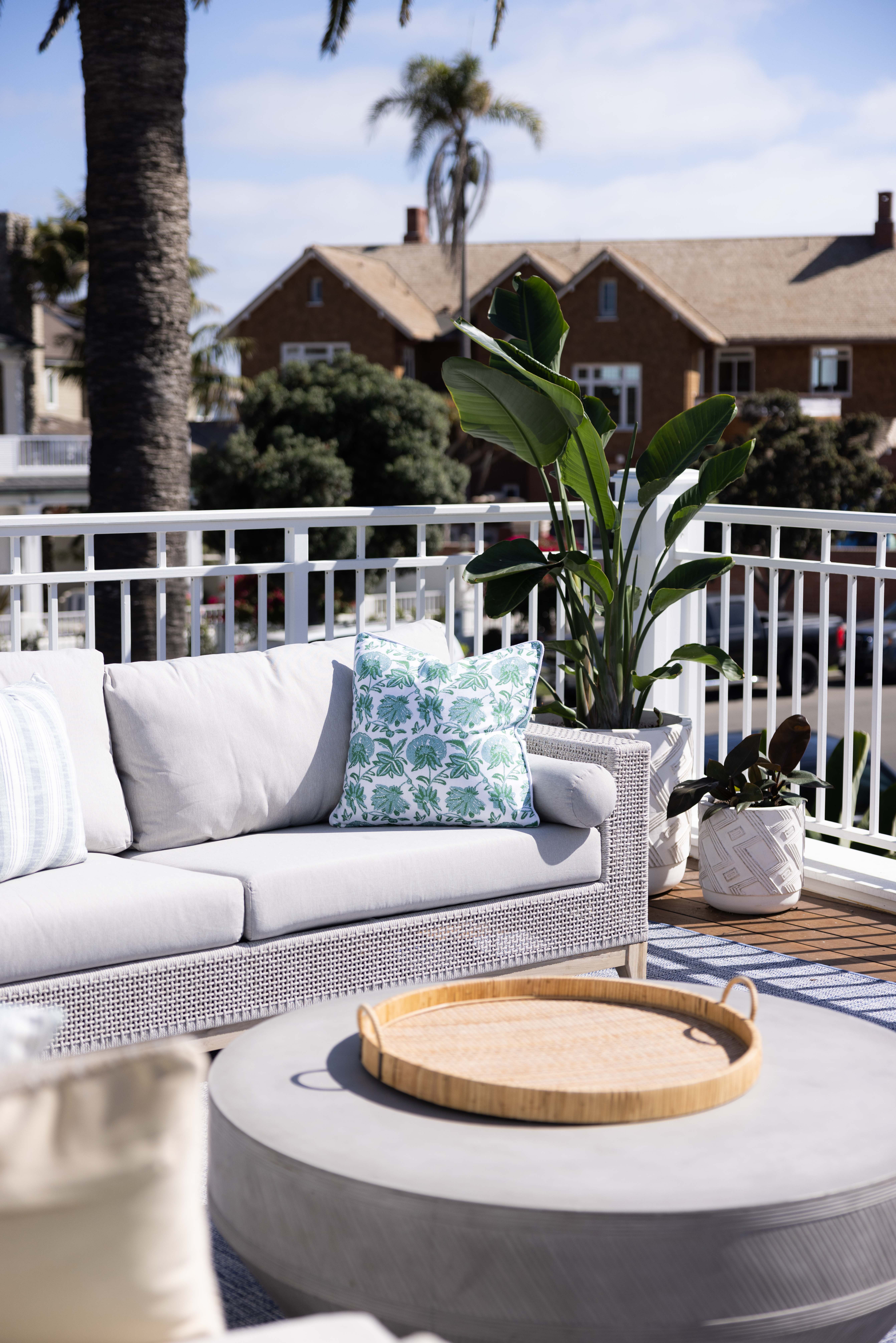 Outdoor patio with Coronado view, Seaside Retreat